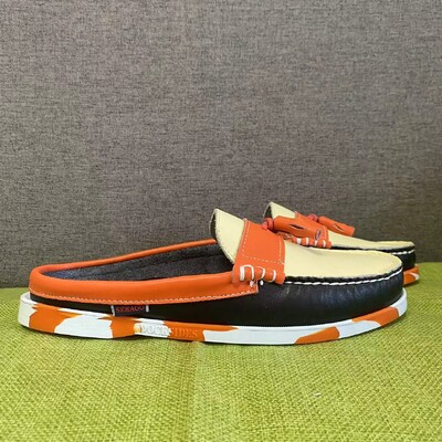 Vīriešu autentiski Sebago Docksides apavi — augstākās kvalitātes dabīgās ādas Moc Toe, mežģīņu apavi XA401