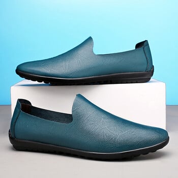 Άνοιξη Καλοκαίρι Ανδρικά Loafers Casual Δερμάτινα Ανδρικά Παπούτσια Απλές Mocasines Slip-On Παπούτσια οδήγησης Υπαίθρια παπούτσια για σκάφος Χειροποίητα Lazy Flats