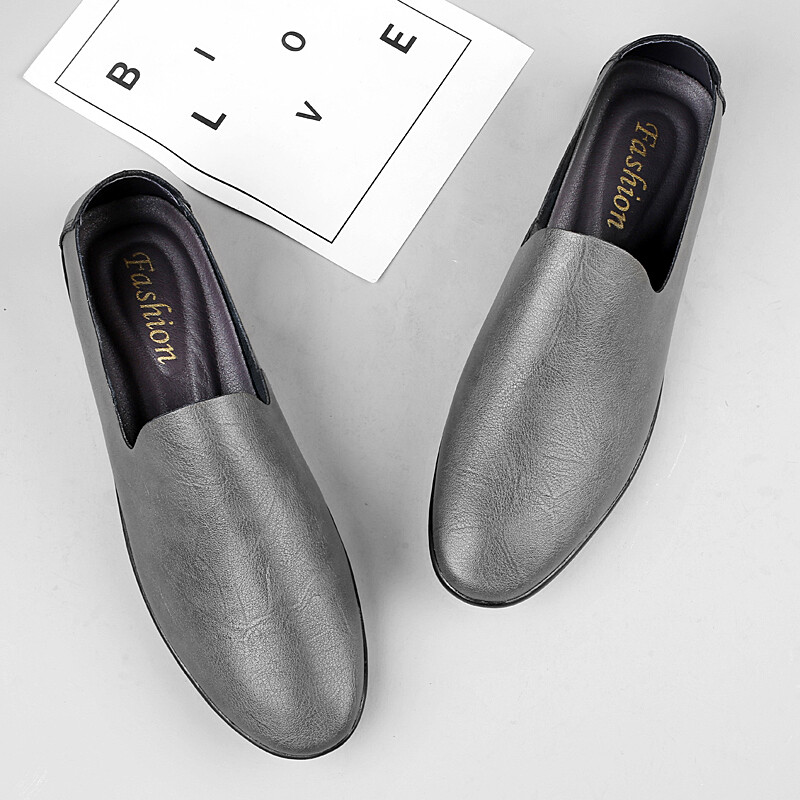 Jarné letné pánske mokasíny, ležérne kožené topánky, jednoduché mokasíny, nazúvacie topánky do auta, vonkajšie lodičky, ručne vyrobené lenivé balerínky
