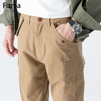 Fizma Armygreen Outdoor Cargo Pants Men Jogging Casual Pants Autumn Winter Pantalones Cargo Hombre Cotton Straight Trousers Мъжки