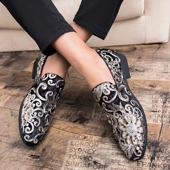 Ανδρικά παπούτσια Flats Loafers Ανδρικά επαγγελματικά επίσημα παπούτσια Fashion Nightclub Party Σχεδιαστής παπουτσιών ανδρικό κέντημα casual boat shoes