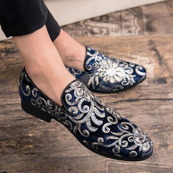 Ανδρικά παπούτσια Flats Loafers Ανδρικά επαγγελματικά επίσημα παπούτσια Fashion Nightclub Party Σχεδιαστής παπουτσιών ανδρικό κέντημα casual boat shoes