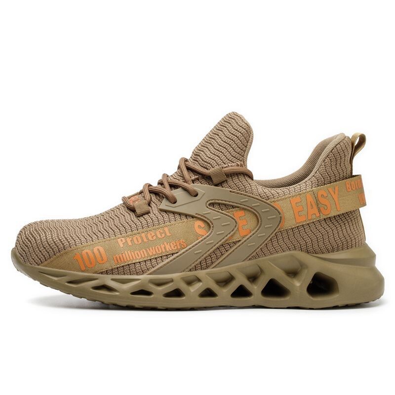 Ανδρικά παπούτσια προστασίας εργασίας διασυνοριακών, παπούτσια εργασίας από χάλυβα κατά της λίπανσης και κατά της διάτρησης, μοντέρνα, άνετα και αναπνεύσιμα παπούτσια ασφαλείας για όλες τις εποχές