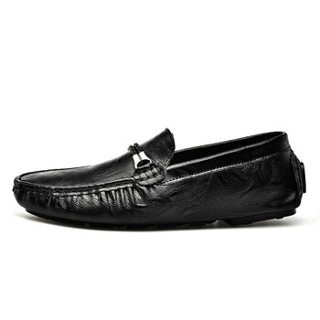 Γνήσιο Δερμάτινο Ανδρικά Loafers Super Soft Casual Παπούτσια Ανδρικά Μοκασίνια Ελαφριά υποδήματα βάρκας Plus μέγεθος 37-47