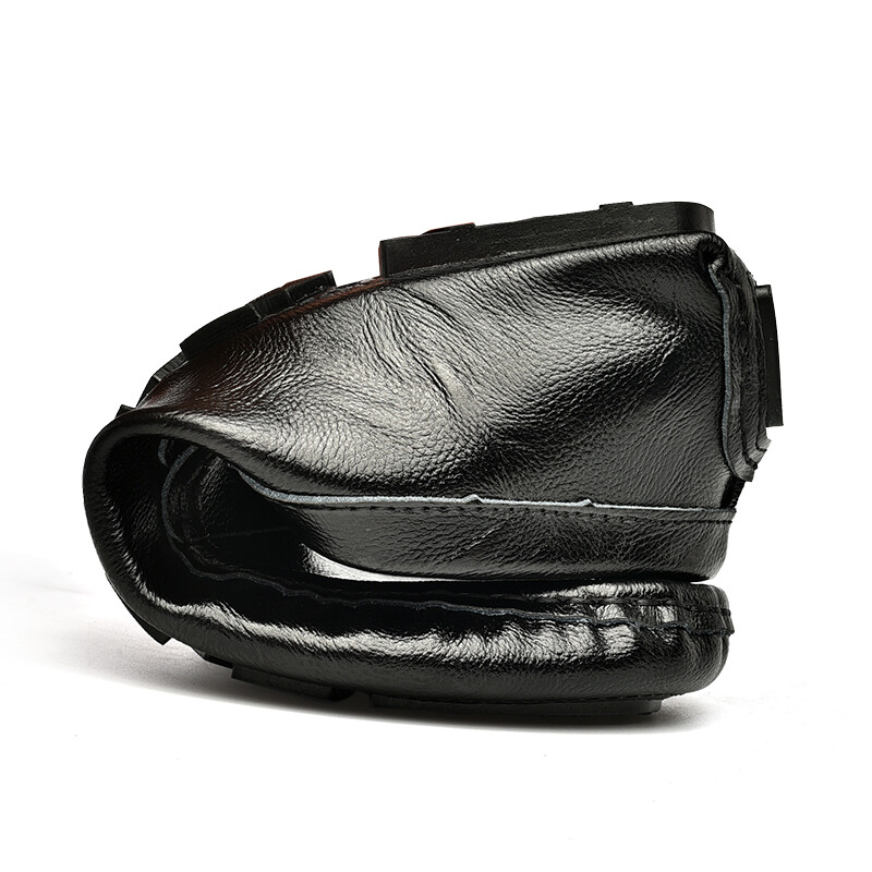 Mocasini din piele naturală pentru bărbați Pantofi ocazionali super moi Mocasini pentru bărbați Încălțăminte ușoară pentru bărci Mărimea mare 37-47