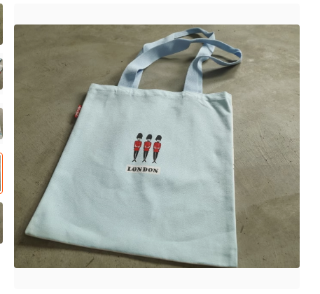 Az Egyesült Királyságból exportált modern teljes nyomtatott londoni vászon táska