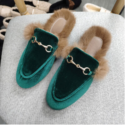 Χειμερινά μισά παπούτσια για άντρες Μαύρα μοκασίνια Παντόφλες λουστρίνι casual παπούτσια οδήγησης Loafer Ελαφρύ φλατ σανδάλια για γυναίκες