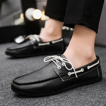 Ανδρικά δερμάτινα παπούτσια Slip-on Ανδρικά παπούτσια casual Στρογγυλά Loafers Καλοκαιρινές εκπτώσεις Προσφορά υποδημάτων Δωρεάν αποστολή υψηλής ποιότητας Fashion Pu