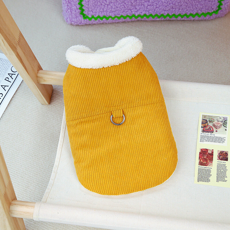 Kaķu un mājdzīvnieku apģērbi Suņu apģērbi Rudens un ziemas jauni mazo suņu apģērbi Teddy Bichon VIP 23 kokvilnas velveta drēbes