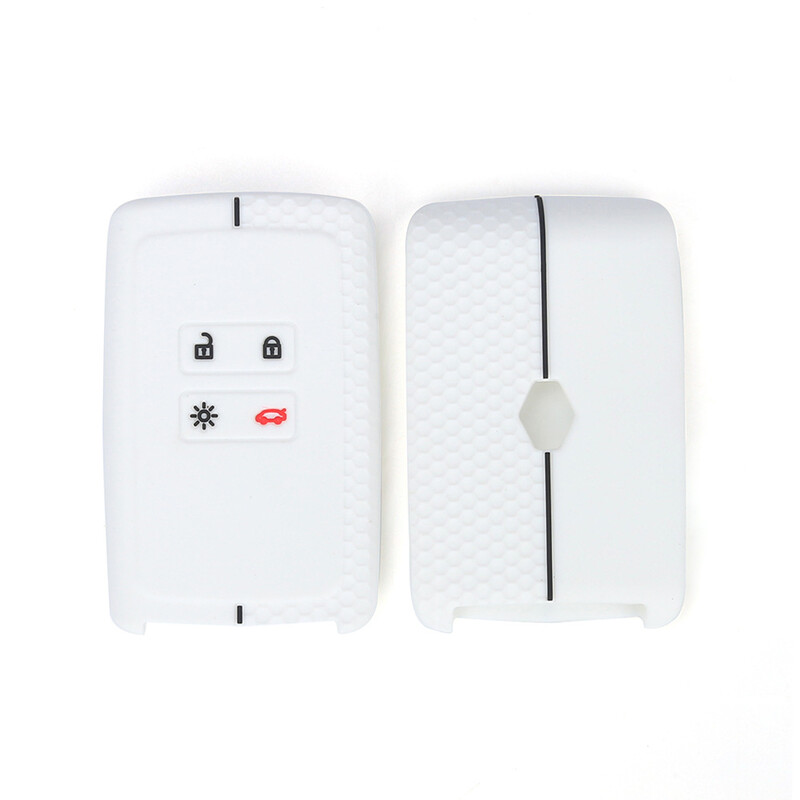 Alkalmas Renault 4 kulcsos Coreo Correbin autós szilikon kulcstartóhoz, új méhsejtmintás vörös vonalú védőtok