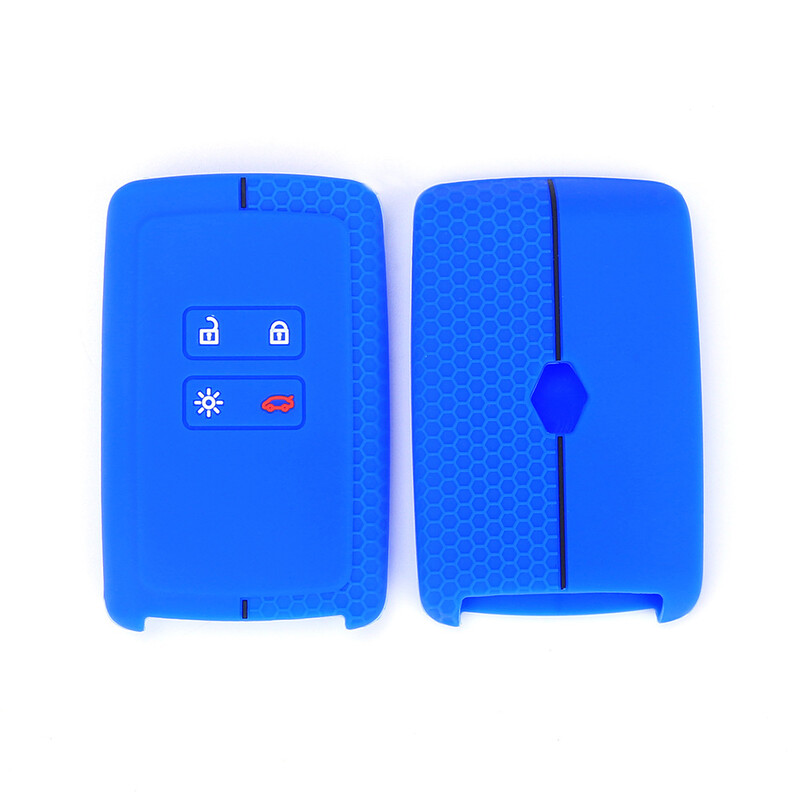 Alkalmas Renault 4 kulcsos Coreo Correbin autós szilikon kulcstartóhoz, új méhsejtmintás vörös vonalú védőtok