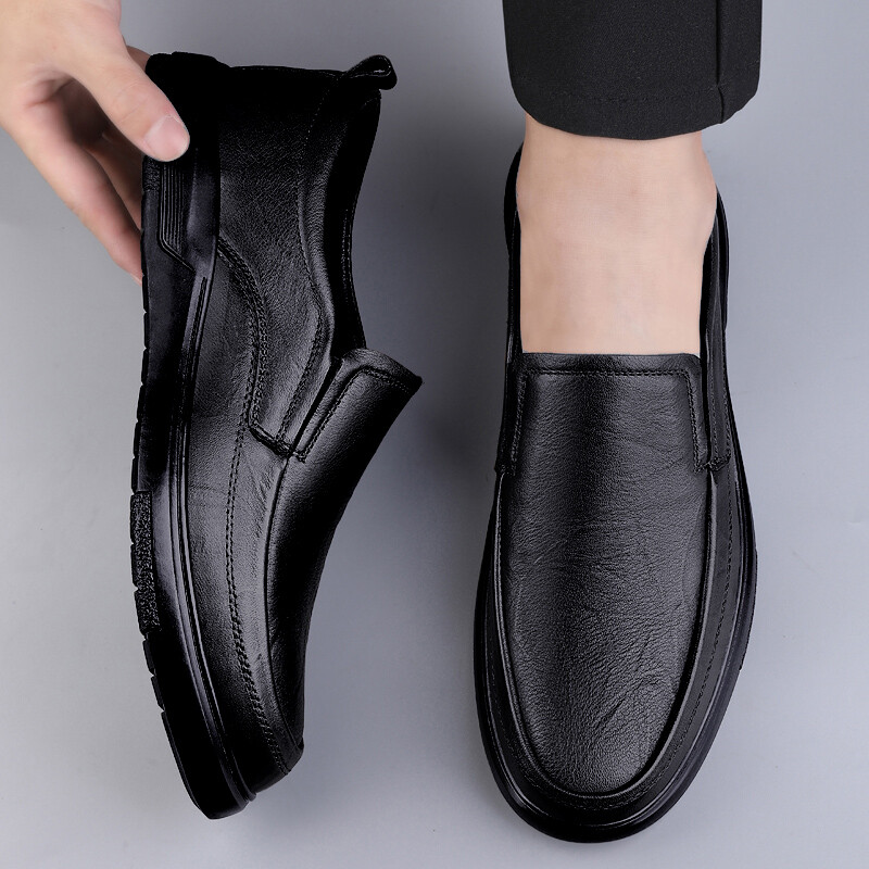 Γνήσιο δέρμα ανδρικά παπούτσια Χειροποίητα ανδρικά loafers slip on business casual παπούτσια Κλασικά μαλακά δερμάτινα παπούτσια Drive Άνετα ανδρικά flats