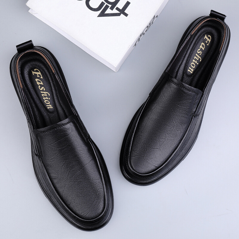 Γνήσιο δέρμα ανδρικά παπούτσια Χειροποίητα ανδρικά loafers slip on business casual παπούτσια Κλασικά μαλακά δερμάτινα παπούτσια Drive Άνετα ανδρικά flats