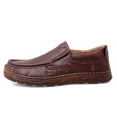 Golden Sapling Business Loafers Μόδα Ανδρικά Casual Παπούτσια Ρετρό Δερμάτινα Flats Ανδρικά Μοκασίνια Ανδρικά Leisure Επίσημα υποδήματα