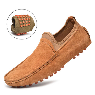 DEKABR Mocasini de vară pentru bărbați Pantofi casual din piele naturală Pantofi de șofer la modă Mocasini cu respirație Plus mărimea 38~49