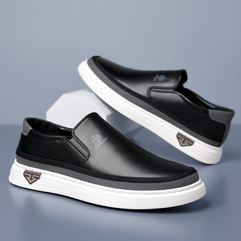 Casual δερμάτινα παπούτσια για άντρες slip-on γραφείου επίσημα διαμερίσματα Leisure Walk Man Παπούτσια οδήγησης Αντιολισθητικά παπούτσια εξωτερικού χώρου για περπάτημα Μοκασίνια