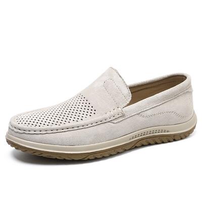 Golden Sapling Summer Loafers Ehtsast nahast Meeste vabaajajalatsid Vaba aeg Peokingad Klassikalised Meeste Sõidujalatsid Platvorm Jalatsid