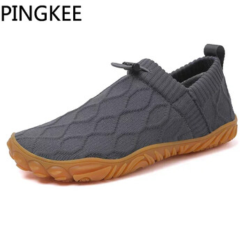 Ανδρικά παπούτσια Barefoot Σόλα Fitness PINGKEE Προσφορά Sneakers Man For Sneakers Wide Toe Box Trail Παπούτσια για τρέξιμο Ανδρικά αθλητικά παπούτσια Cozy