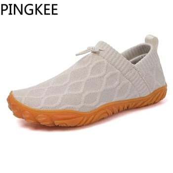 Ανδρικά παπούτσια Barefoot Σόλα Fitness PINGKEE Προσφορά Sneakers Man For Sneakers Wide Toe Box Trail Παπούτσια για τρέξιμο Ανδρικά αθλητικά παπούτσια Cozy