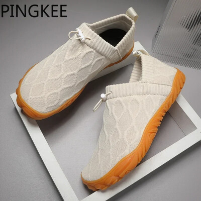 Ανδρικά παπούτσια Barefoot Σόλα Fitness PINGKEE Προσφορά Sneakers Man For Sneakers Wide Toe Box Trail Παπούτσια για τρέξιμο Ανδρικά αθλητικά παπούτσια Cozy
