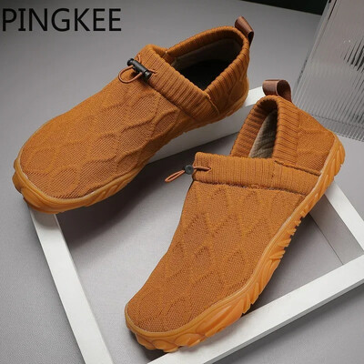 Ανδρικά παπούτσια Barefoot Σόλα Fitness PINGKEE Προσφορά Sneakers Man For Sneakers Wide Toe Box Trail Παπούτσια για τρέξιμο Ανδρικά αθλητικά παπούτσια Cozy