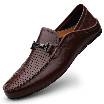 Slip On Δερμάτινα Casual Παπούτσια Ανδρικά Loafers Άνοιξη Καλοκαίρι Μεγάλο μέγεθος 48 49 Mocasines Hombre Loafer