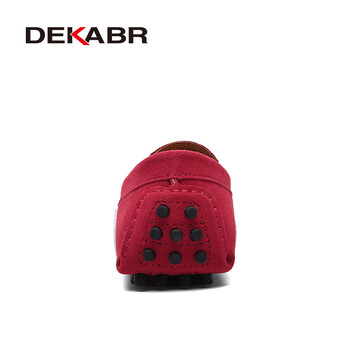 DEKABR Loafers Men Νέος Σχέδιο Suede Loafers Γνήσιο Δερμάτινο Σλιπ σε Μοκασίνια Άντρες Ανδρικά Μοκασίνια Μοκασίνια για άντρες