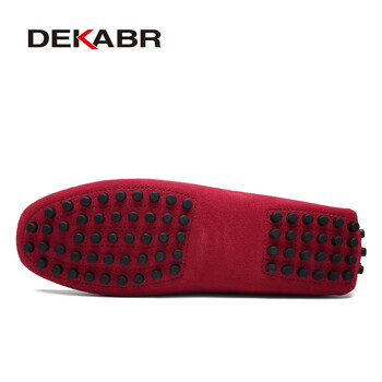 DEKABR Loafers Men Νέος Σχέδιο Suede Loafers Γνήσιο Δερμάτινο Σλιπ σε Μοκασίνια Άντρες Ανδρικά Μοκασίνια Μοκασίνια για άντρες