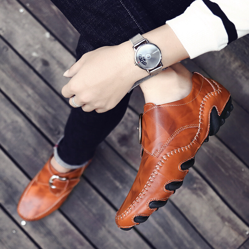 Mocasini Pantofi Bărbați 2022 de primăvară Clasicc Comod Bărbați Plat Mocasin Pantofi de modă Bărbați Pantofi de barca cu slip-on pentru bărbați Pantofi ocazional Dimensiune mare