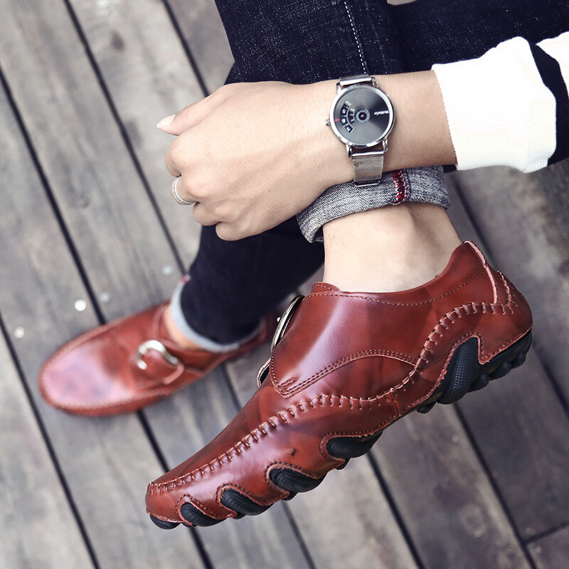 Mocasini Pantofi Bărbați 2022 de primăvară Clasicc Comod Bărbați Plat Mocasin Pantofi de modă Bărbați Pantofi de barca cu slip-on pentru bărbați Pantofi ocazional Dimensiune mare