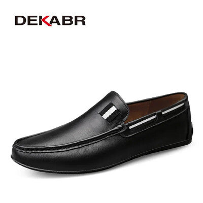 DEKABR Priedušné pánske ležérne topánky Vonkajšie protišmykové pohodlné mäkké mokasíny Pohodlné topánky na šoférovanie Pánske mokasíny Veľká veľkosť 37-47