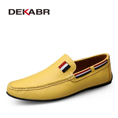 DEKABR Priedušné pánske ležérne topánky Vonkajšie protišmykové pohodlné mäkké mokasíny Pohodlné topánky na šoférovanie Pánske mokasíny Veľká veľkosť 37-47
