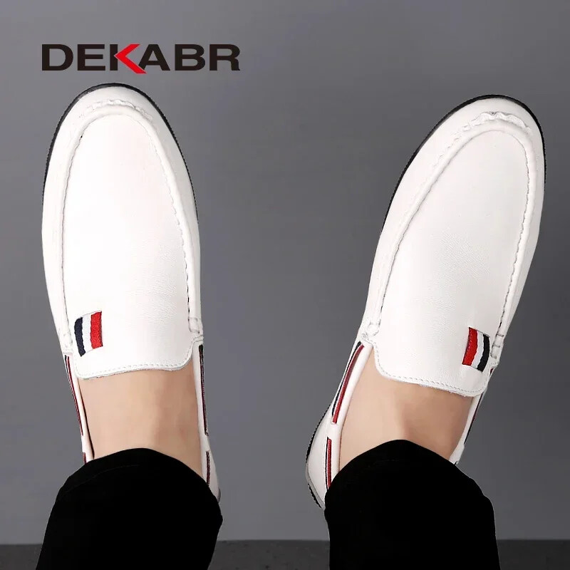 DEKABR Priedušné pánske ležérne topánky Vonkajšie protišmykové pohodlné mäkké mokasíny Pohodlné topánky na šoférovanie Pánske mokasíny Veľká veľkosť 37-47