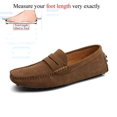 Plus Marime Mari 50 51 52 53 Vara Barbati Mocasini din piele intoarsa Pantofi casual Slip On Mocasini Hombre Lofer Man Loafer