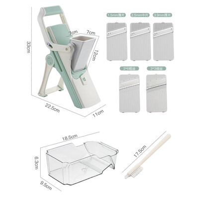 Dārzeņu griezējs Daudzfunkcionāls dārzeņu griezējs Citronu griezējs Virtuves rīve Gaļas griezējs Nekaitē rokām Virtuves rīks