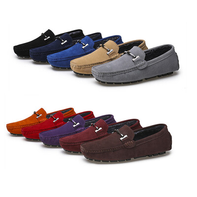 Loafers Ανδρικά παπούτσια Casual Slip On Shoes Ανδρικά Loafer Fur Ζεστά χειμωνιάτικα παπούτσια Μοκασίνια Γνήσιο δέρμα Cow Suede Luxury Flat