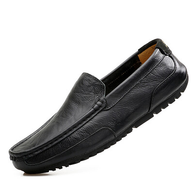 Pantofi ocazionali italieni pentru bărbați, de marcă de lux, pantofi pentru bărbați din piele naturală, mocasini, moale, respirabili, pantofi pentru barca, marimea plus 37-47