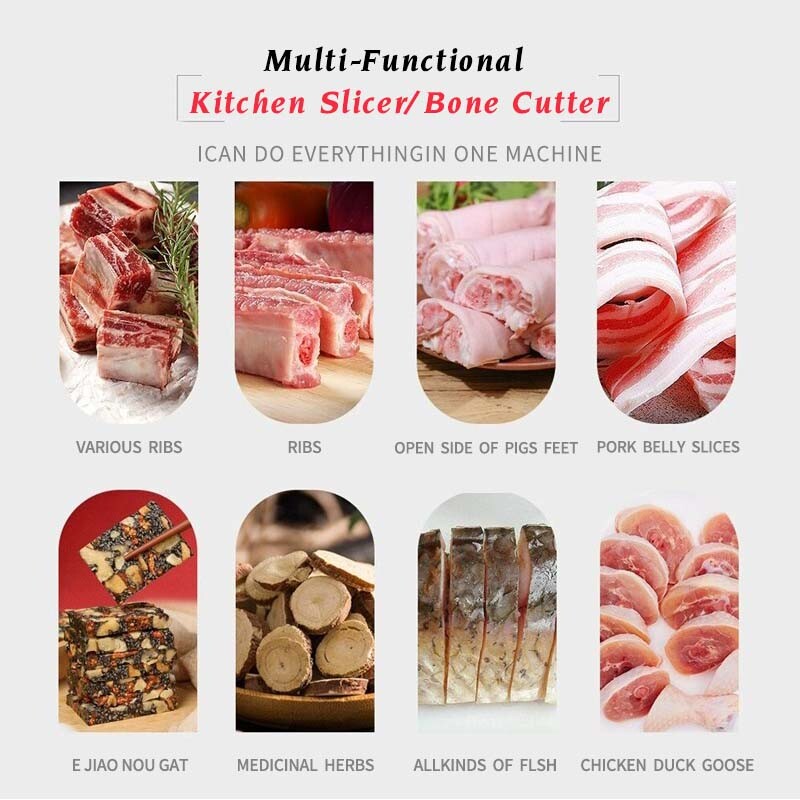 PLYS Ručný krájač mäsa, krájač kostí a mäsa, krájač Jerky, rebier, kuracie mäso, ryby, mrazené mäso, zeleninu, lahôdky, krájací stroj