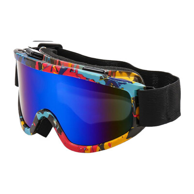 Γυαλιά σκι μεγάλου πλαισίου με πολύχρωμο φακό Αντισύγκρουση αντιθαμβωτικό γυαλιά μοτοσικλέτας Outdoor Sport Snow Snowboard Skiing Goggle