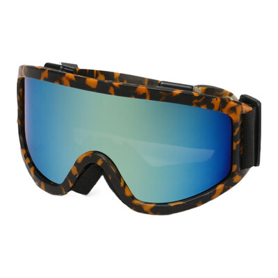 Γυαλιά σκι μεγάλου πλαισίου με πολύχρωμο φακό Αντισύγκρουση αντιθαμβωτικό γυαλιά μοτοσικλέτας Outdoor Sport Snow Snowboard Skiing Goggle