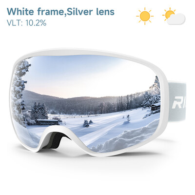 Παιδικά γυαλιά σκι διπλών στρωμάτων UV400 κατά της ομίχλης OTG - Φορέστε γυαλιά μάσκα σκι Snowboard Παιδικά γυαλιά χιονιού φορητό κράνος