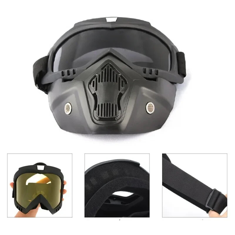 Γυαλί ποδηλασίας για μοτοσικλέτα εξωτερικού χώρου Face Guard Μάσκα εκτός δρόμου Γυαλιά ιππασίας Προστατευτικά γυαλιά γυμναστικής Γυαλιά γυμναστικής Αθλητικό παρμπρίζ