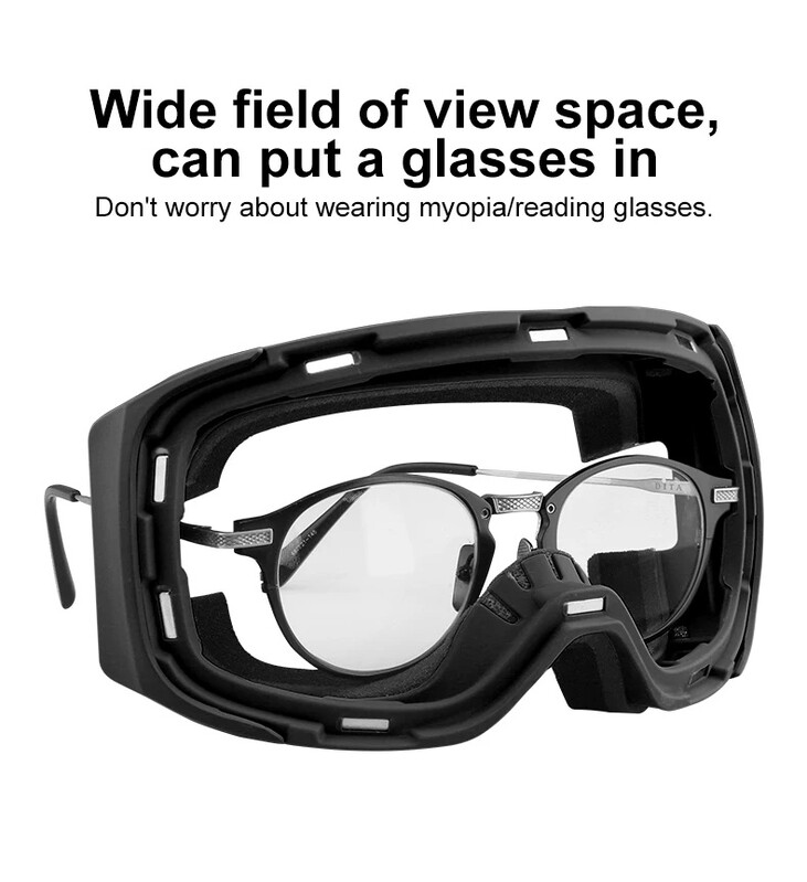 Γυαλιά Ski Winter Professional Magnetic Double Layer Anti-Fog UV400 Anti-UV Snowboard Goggles Snowboard Goggles inchangeable Lens Ski Mask