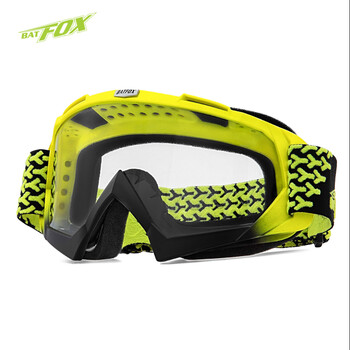 BATFOX Motocross Glasses Регулируеми мотоциклетни очила Прахоустойчиви офроуд защитни очила за цялото лице Мотоциклетни ски очила