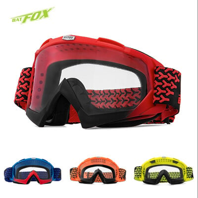 BATFOX Motocross Glasses Регулируеми мотоциклетни очила Прахоустойчиви офроуд защитни очила за цялото лице Мотоциклетни ски очила