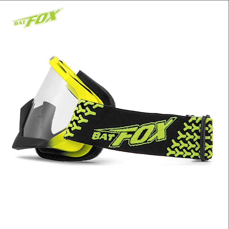 Γυαλιά BATFOX Motocross Ρυθμιζόμενα γυαλιά μοτοσικλέτας Ανθεκτικά στη σκόνη εκτός δρόμου Προστατευτικά γυαλιά σκι μοτοσικλέτας πλήρους προσώπου