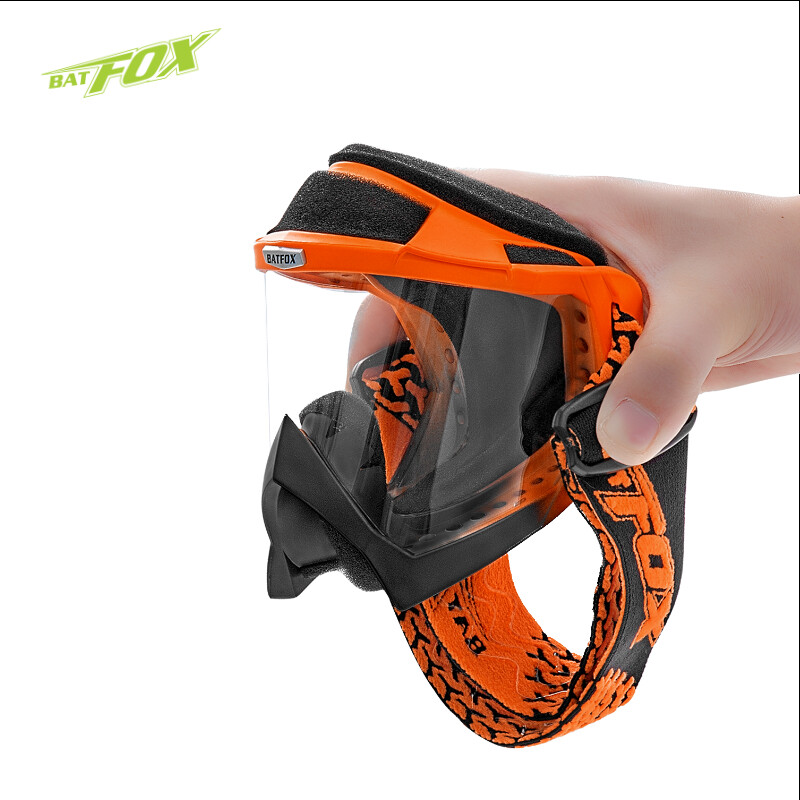 Γυαλιά BATFOX Motocross Ρυθμιζόμενα γυαλιά μοτοσικλέτας Ανθεκτικά στη σκόνη εκτός δρόμου Προστατευτικά γυαλιά σκι μοτοσικλέτας πλήρους προσώπου