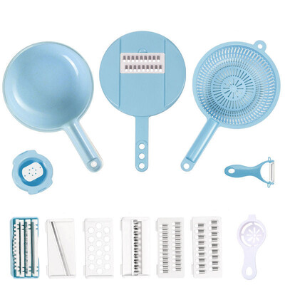 12-dielna sada kuchynských krájačov a sekáčikov na zemiaky, krájanie a krájanie, multifunkčný krájač, kuchynské spotrebiče, kuchynské náčinie Cocina