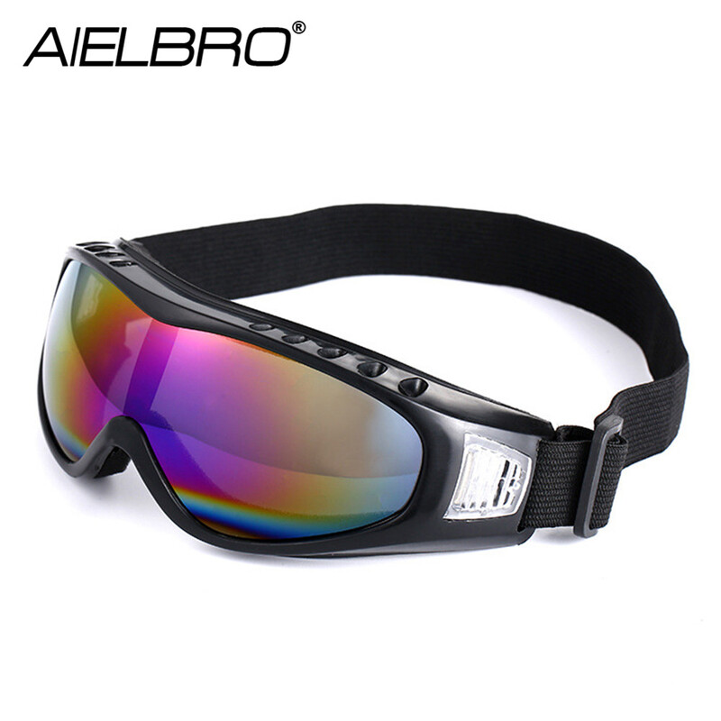 AIELBRO Slidinėjimo akiniai žieminiai akiniai sniegomobiliams nuo vėjo nepraleidžiantys slidinėjimo kaukė Snieglentės sniego slidinėjimo akiniai UV apsauga Vyriški sniego kostiumai