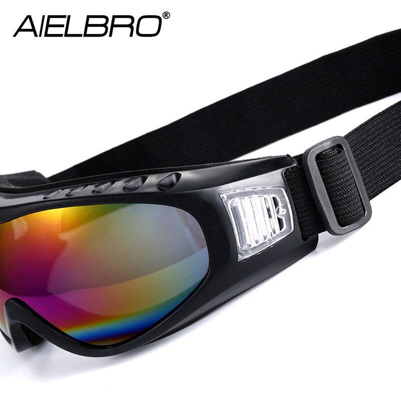 AIELBRO Slidinėjimo akiniai žieminiai akiniai sniegomobiliams nuo vėjo nepraleidžiantys slidinėjimo kaukė Snieglentės sniego slidinėjimo akiniai UV apsauga Vyriški sniego kostiumai